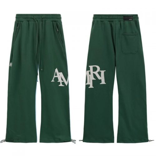 Amiri Core Logo Graphic Sweatpants Green