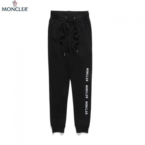 Moncler Jersey Casual Sweatpants Black