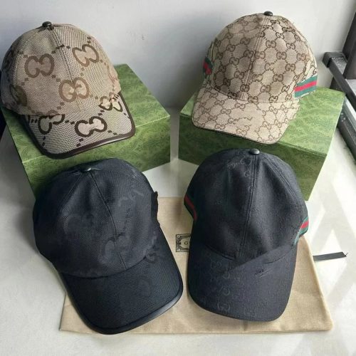 Gucci GG Canvas Baseball Cap Monogram Streetwear Baseball Cap Multicolor