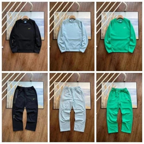 Nike NOCTA Fleece Matching Set Streetwear Tracksuit Multicolor