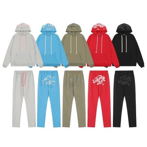 Design Graphic Print Streetwear Tracksuit Set Multicolor
