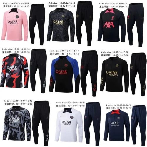 Nike Football Training Tracksuit Kids Soccer Jersey Set Multicolor