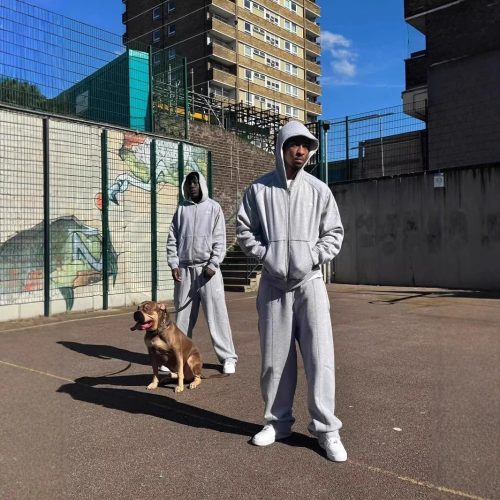 Corteiz Crtz Alcatraz Tracksuit Set Grey