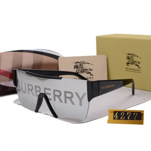 Burberry BE4277 Shield Sunglasses Black