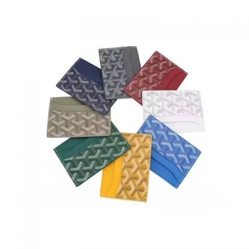 Goyard Saint Sulpice Iconic Canvas Card Holder Multicolor