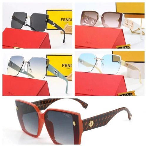 Fendi FF Monogram Oversized Sunglasses Multicolor