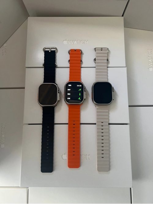 Apple Watch Ultra Smartwatch Sporty Titanium Case Multicolor