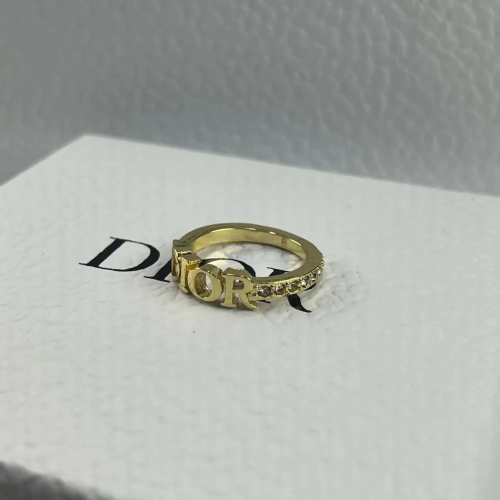 Dior Dio(r)evolution Crystal Ring Gold Accessories