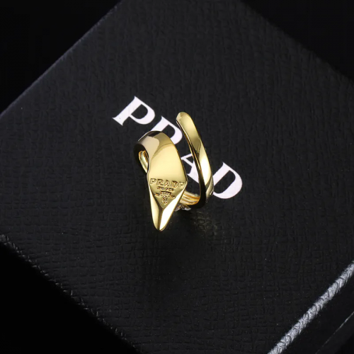 Prada Triangle Gold Ring Minimalist Jewelry Gold