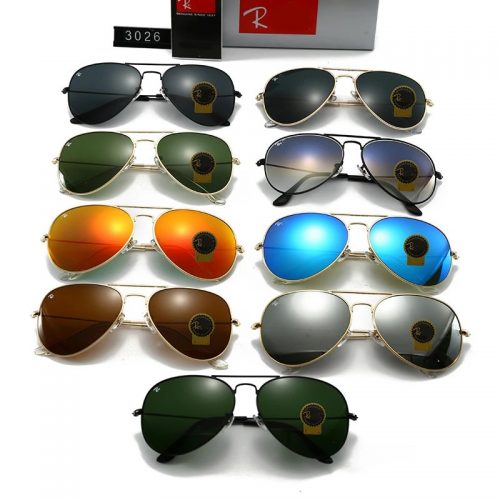 Ray-Ban Aviator 3026 Classic Pilot Sunglasses Multicolor