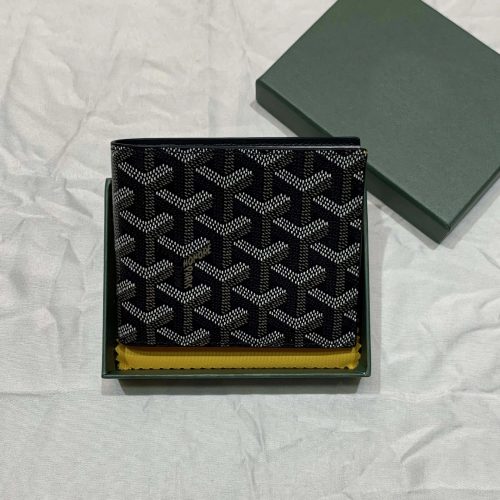Goyard Victoire Classic Canvas Wallet Black
