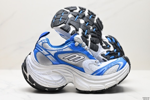 Skechers D'Lites Chunky Sneakers Blue and White