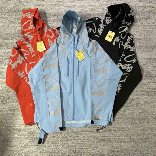 Corteiz CTZ Rules The World Graphic Jacket Casual Hooded Jacket Multicolor