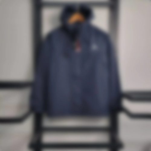 Design Hooded Windbreaker Casual Jacket Navy