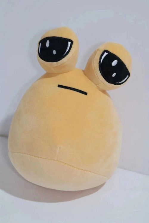 Design Plush Frog Toy Cute Stuffed Animal Yellow