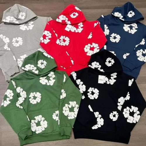 The Hundreds Cloud Print Hoodie Casual Pullover Hoodie Multicolor