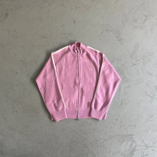 Lacoste Zip-Up Sweater Casual Knitwear Pink