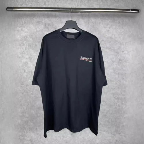 Balenciaga Balenciaaa Print Graphic Tee Black