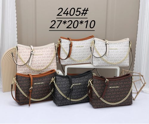 Michael Kors MK 2405 Signature Monogram Shoulder Bag Multicolor