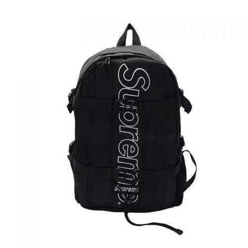 Supreme SS18 Streetwear Backpack Black