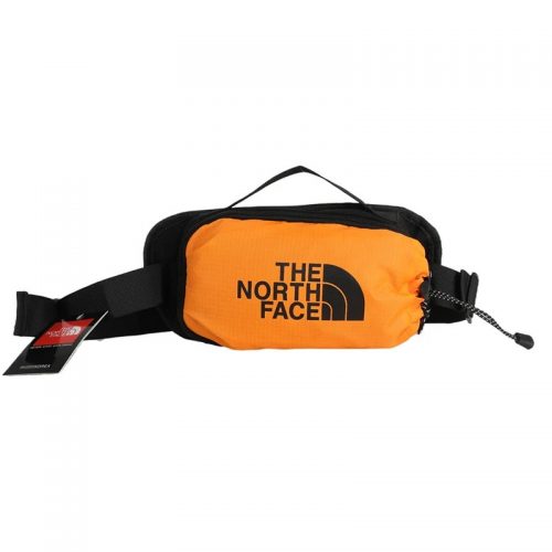 The North Face TNF Lumbar Pack Lightweight Waist Bag Orange and Black