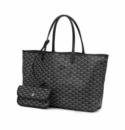 Goyard Saint Louis PM Iconic Canvas Tote Bag Black