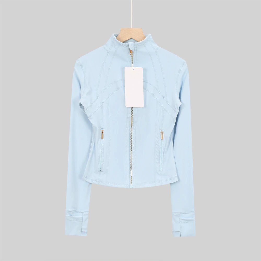 粉末蓝金-立领短款 粉末蓝金-立领短款