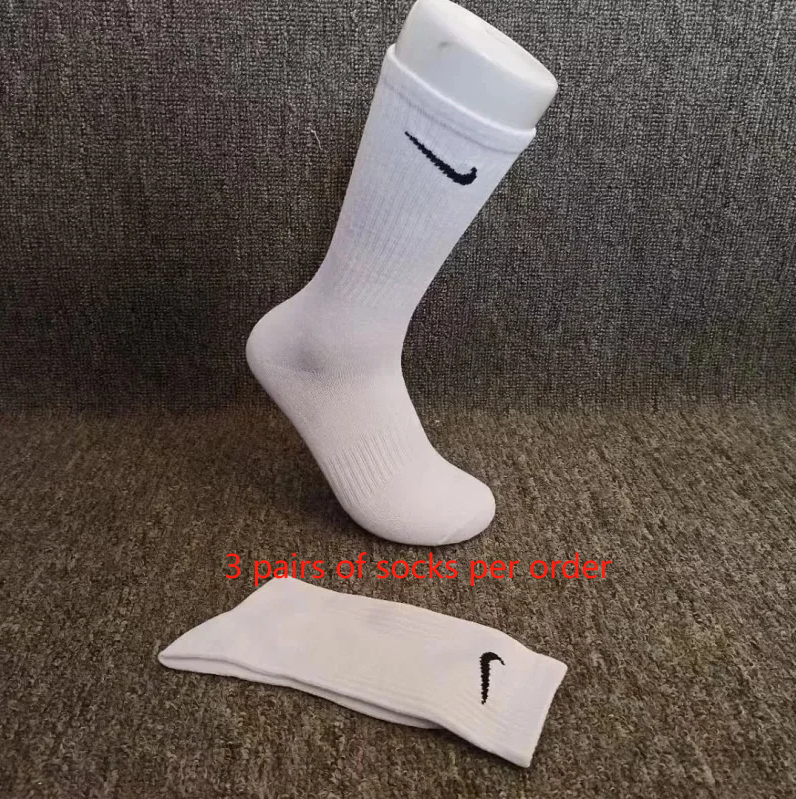 3双装白色高筒毛巾底 3双装白色高筒毛巾底