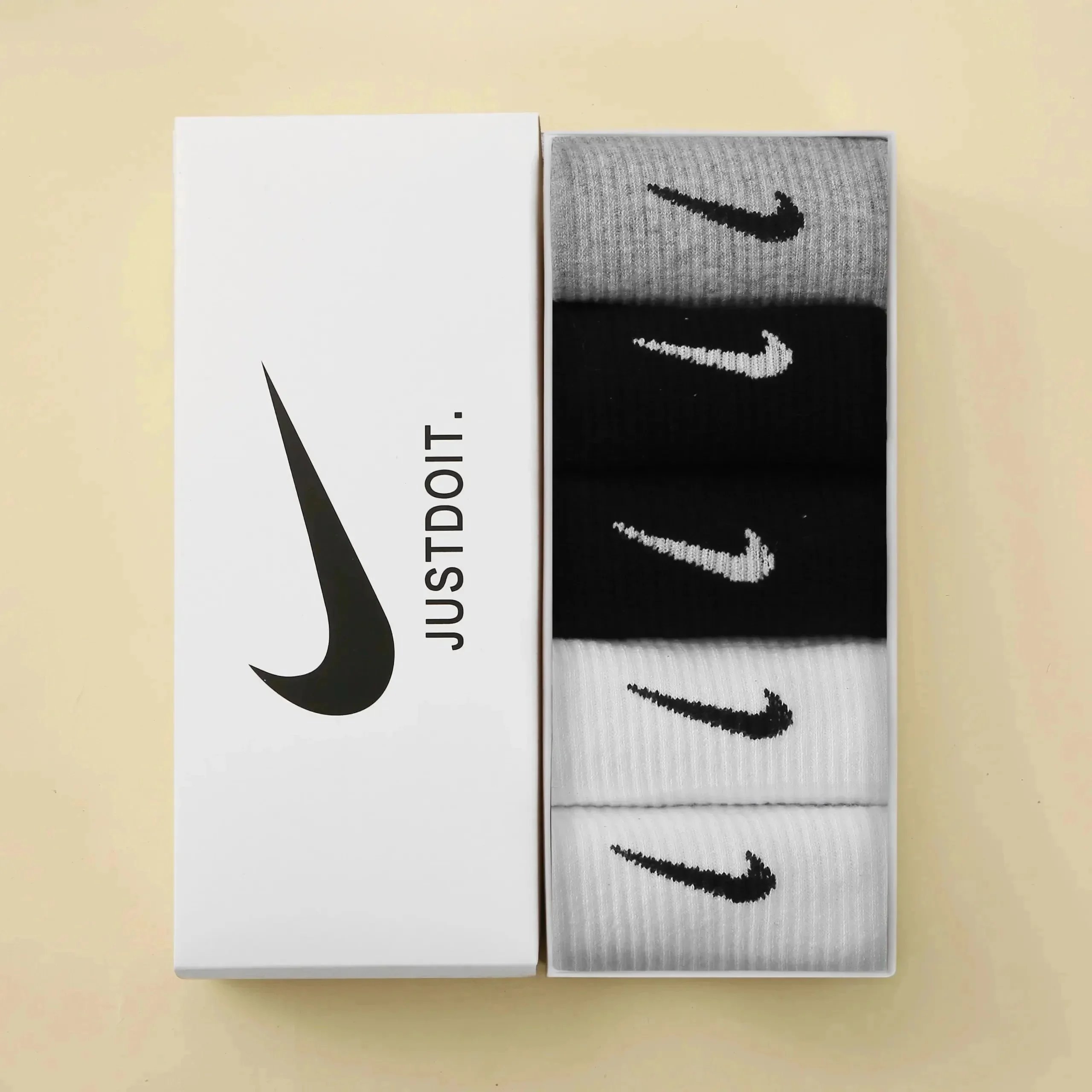 5 pairs【2black+2white+1grey】 5 pairs【2black+2white+1grey】