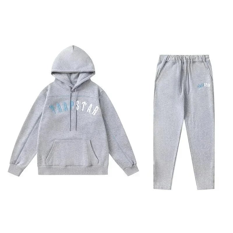 蓝拼白套装灰色 蓝拼白套装灰色