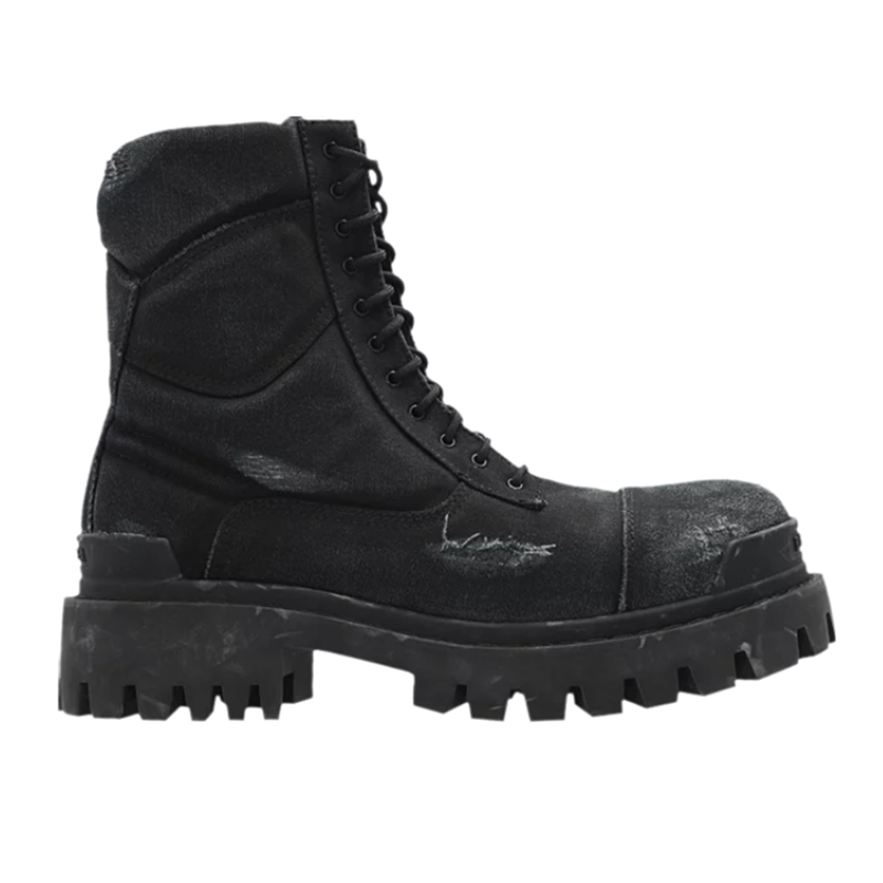 Black Distressed Canvas Black Distressed Canvas
