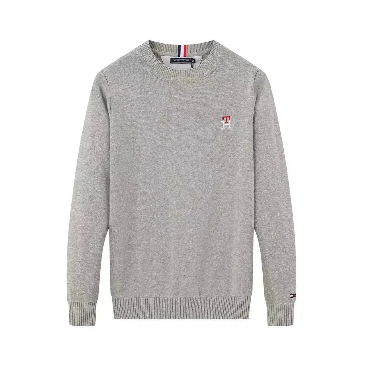 Gray crew neck Gray crew neck