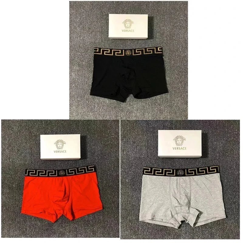 VERSACE 灰+黑+红 礼盒装 VERSACE 灰+黑+红 礼盒装