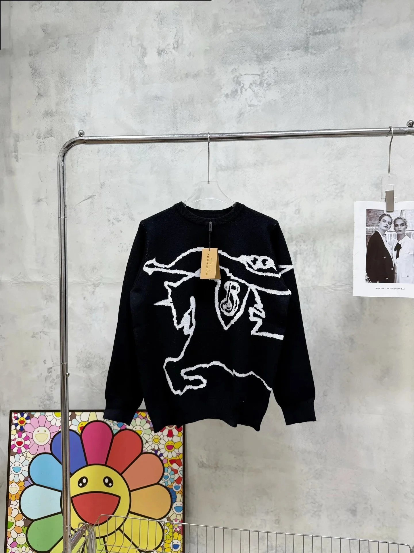Burberry毛衣 -黑色 Burberry毛衣 -黑色