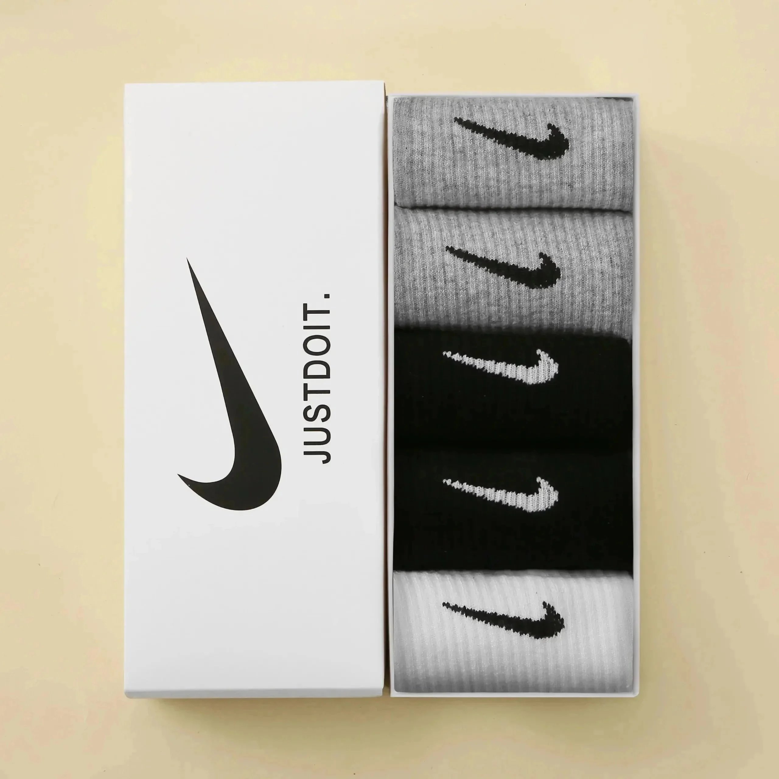5pairs 【all grey】