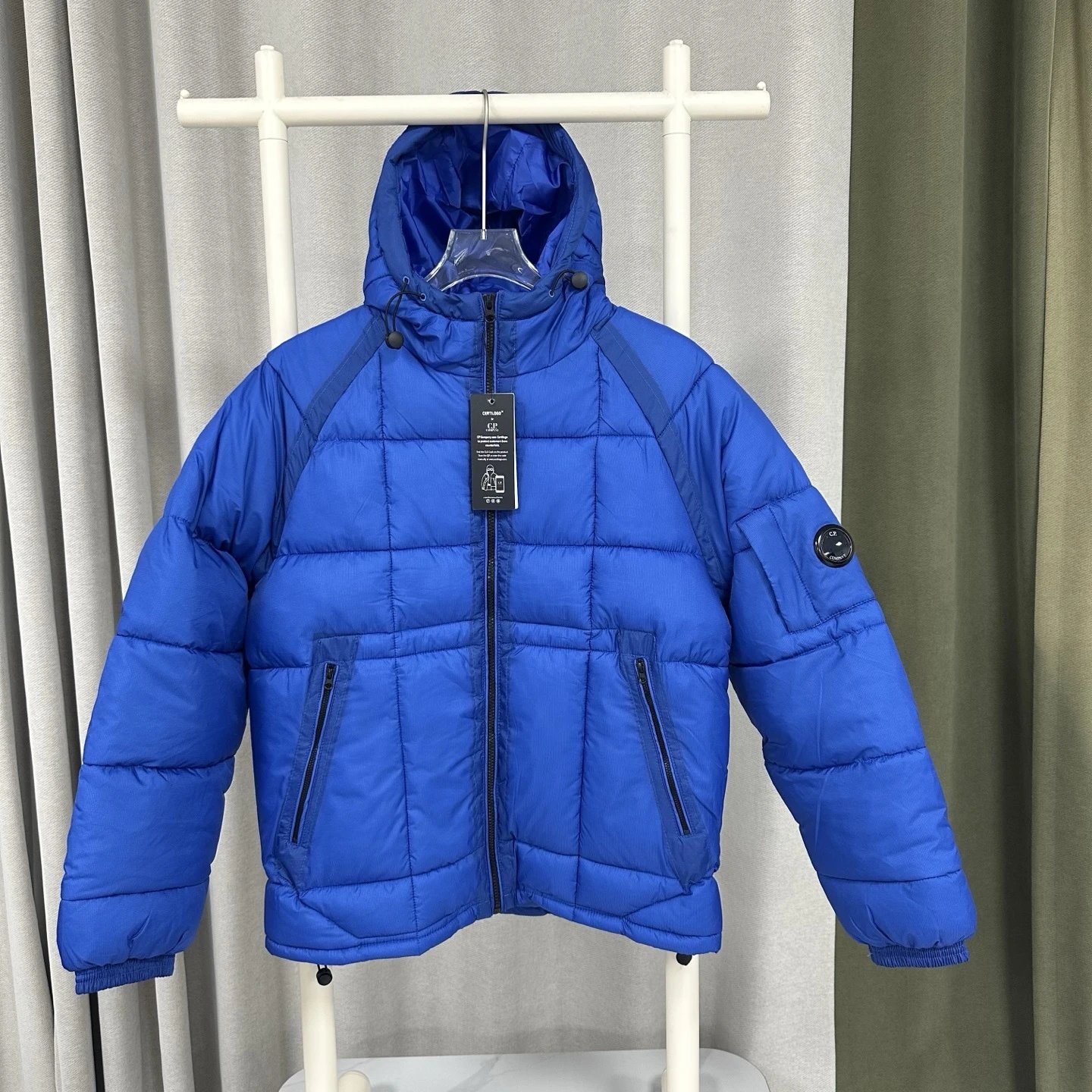 棉服蓝色