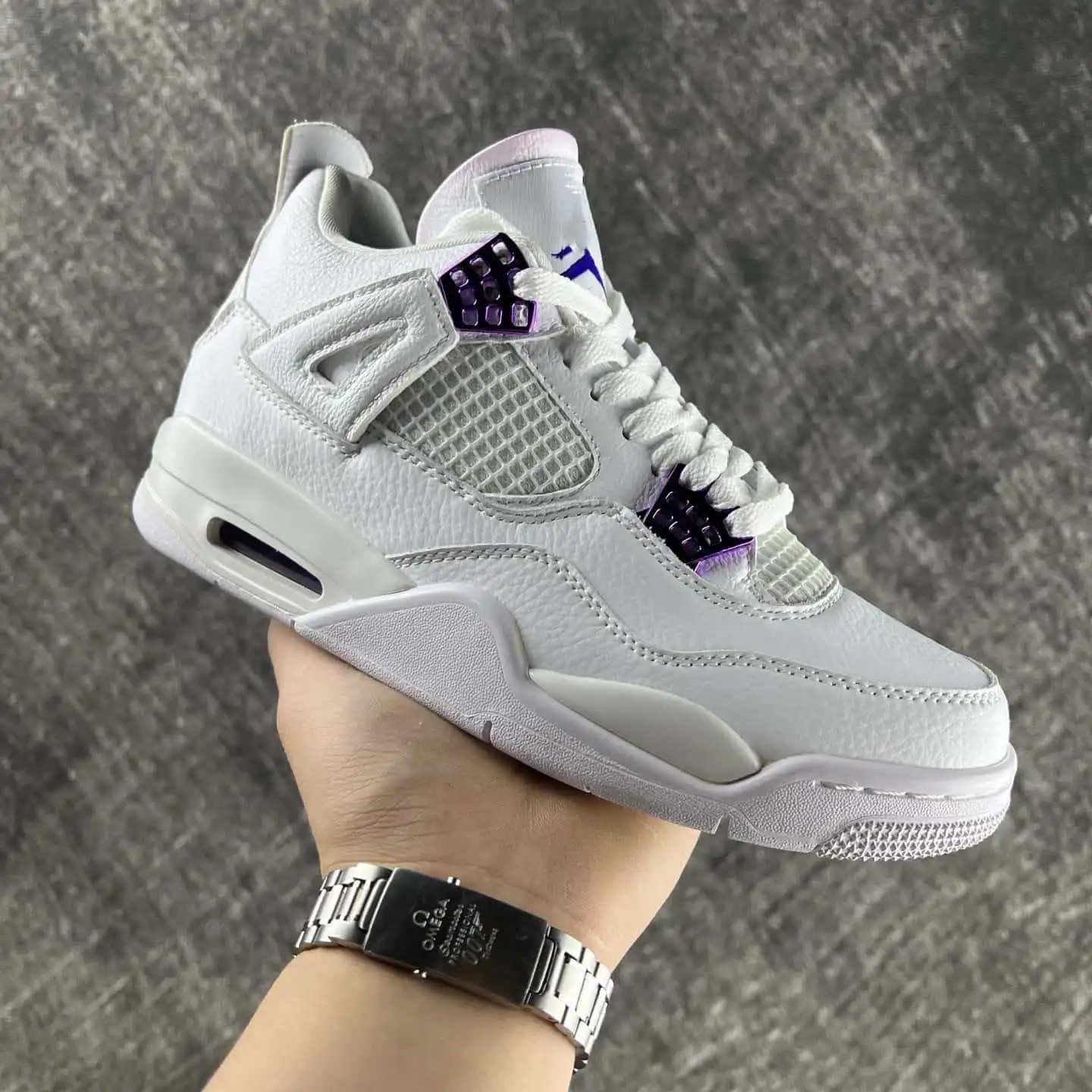 aj4外贸款-白紫扣
