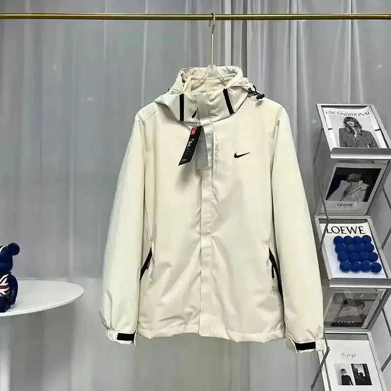 NK可拆卸连帽626单衣-白色 NK可拆卸连帽626单衣-白色