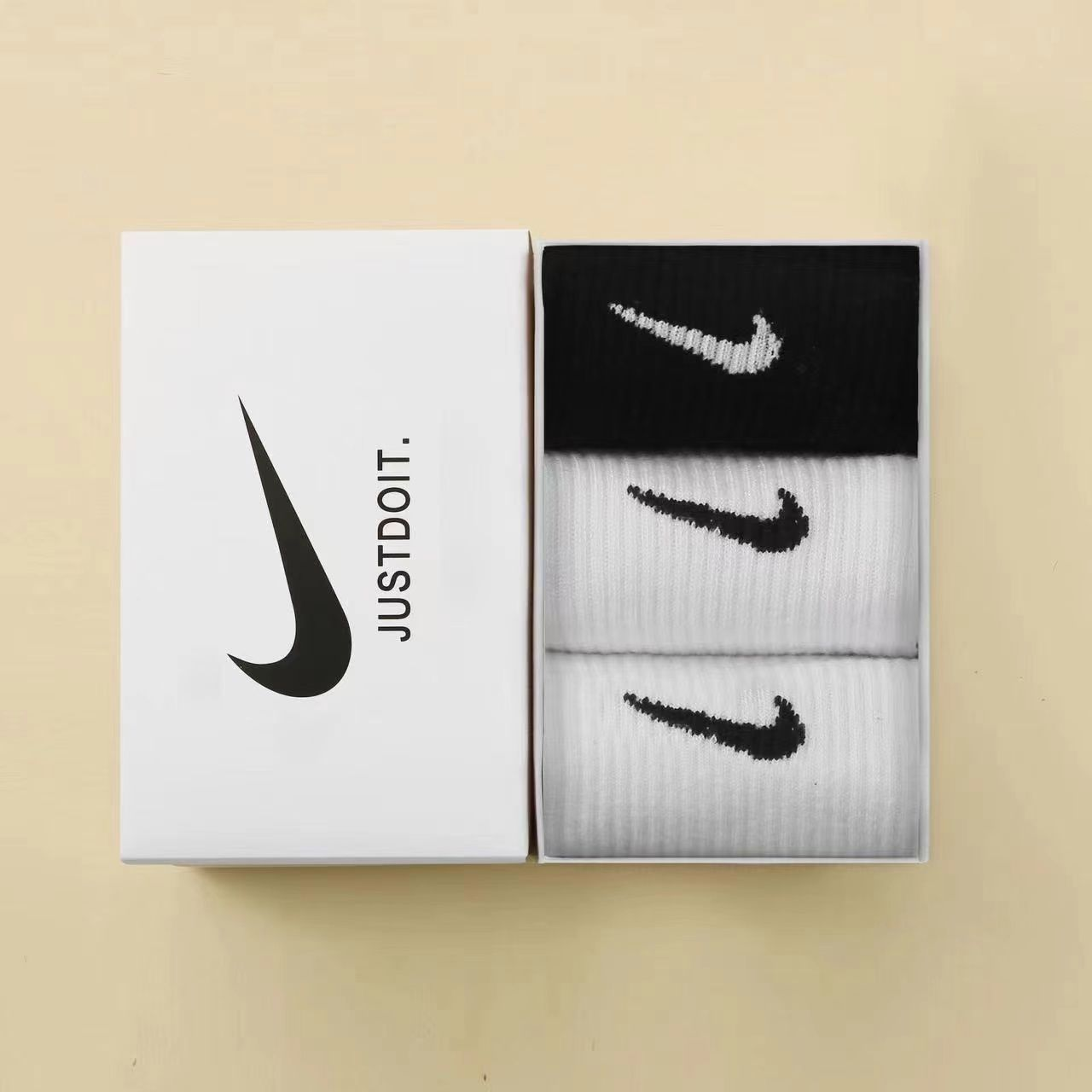 3双装【白+白+黑】 3双装【白+白+黑】