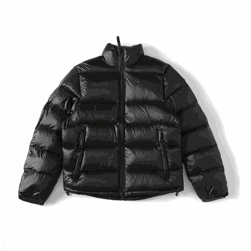 Nike NOCTA Puffer Jacket Streetwear Down Jacket Black
