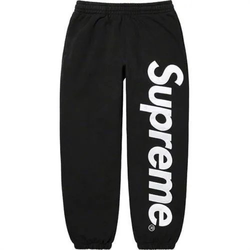 Supreme Side Arc Streetwear Sweatpants Black
