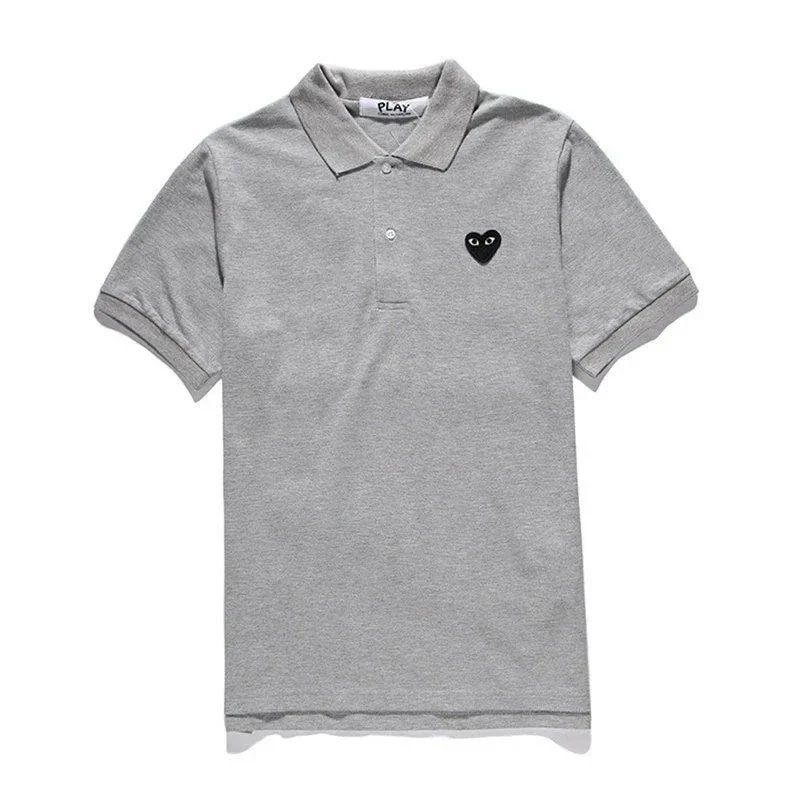 Gray with a black heart