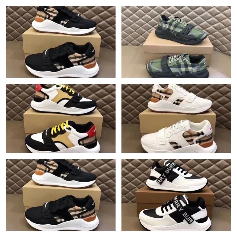 Burberry Arthur Chunky Sneakers Black and White