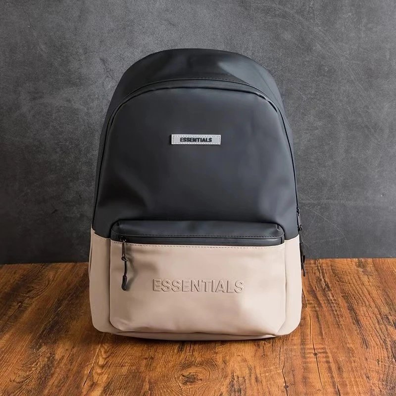 ESSENTIALS-黑拼卡其色-款2 ESSENTIALS-黑拼卡其色-款2