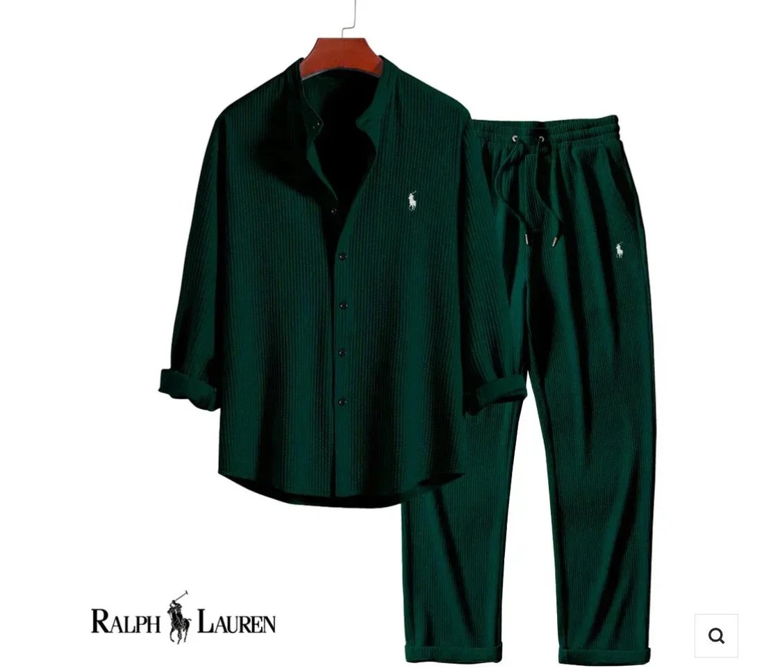 Ralph Lauren立领长袖长裤 绿 Ralph Lauren立领长袖长裤 绿