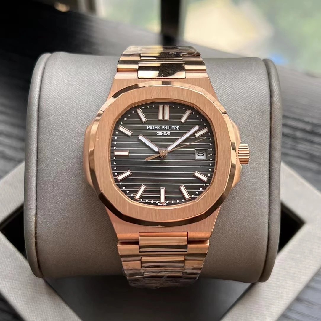 玫瑰金壳·灰盘钢带 玫瑰金壳·灰盘钢带