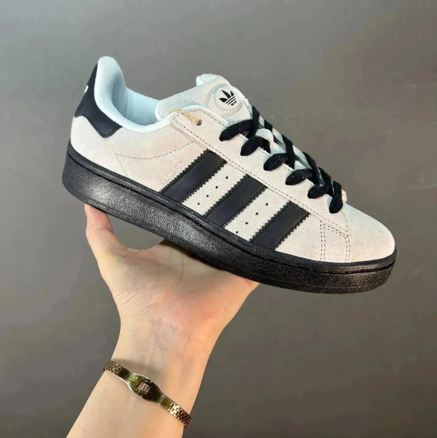 Off-white, gray, and black Off-white, gray, and black